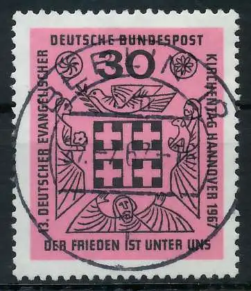 BRD BUND 1967 Nr 536 zentrisch gestempelt 69B6BA