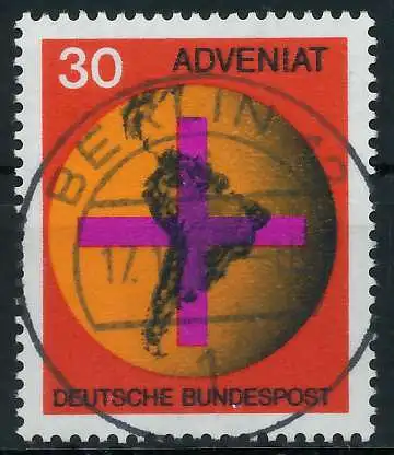 BRD BUND 1967 Nr 545 EST zentrisch gestempelt 69B6CE