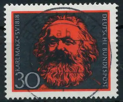 BRD BUND 1968 Nr 558 zentrisch gestempelt 69B6DA