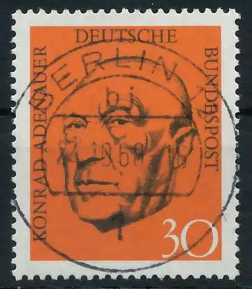 BRD BUND 1968 Nr 567 zentrisch gestempelt 69B6E6