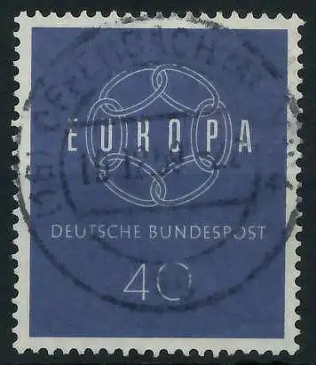BRD BUND 1959 Nr 321 zentrisch gestempelt 69BB12