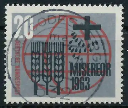 BRD BUND 1963 Nr 391 zentrisch gestempelt 6A3376