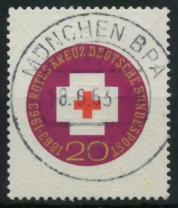 BRD BUND 1963 Nr 400 zentrisch gestempelt 6A3386