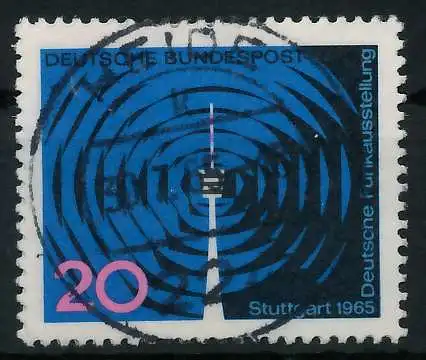 BRD BUND 1965 Nr 481 zentrisch gestempelt 6A3422