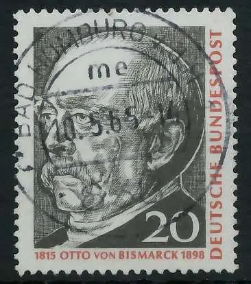 BRD BUND 1965 Nr 463 zentrisch gestempelt 6A340E