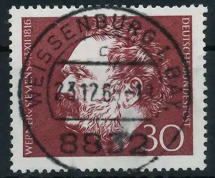 BRD BUND 1966 Nr 528 zentrisch gestempelt 6A3456