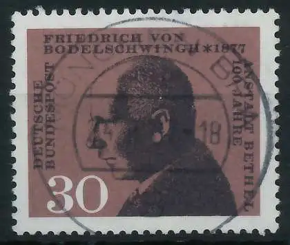 BRD BUND 1967 Nr 537 zentrisch gestempelt 6A349E