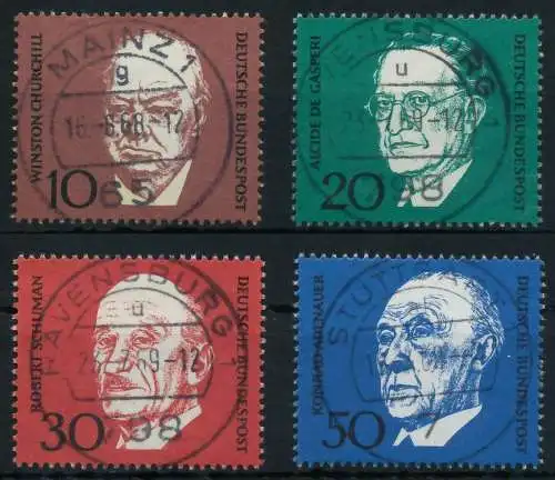 BRD BUND 1968 Nr 554-557 zentrisch gestempelt 6A34C2