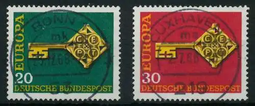 BRD BUND 1968 Nr 559-560 zentrisch gestempelt 6A34E6