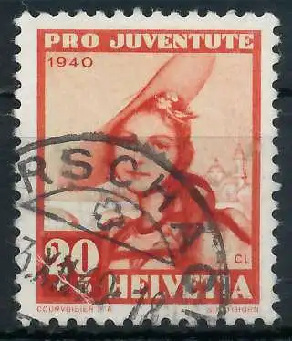 SCHWEIZ PRO JUVENTUTE Nr 375 gestempelt 6A3702