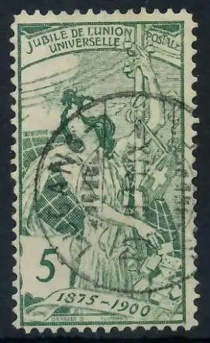 SCHWEIZ 1900 Nr 71I zentrisch gestempelt 6AA5F6
