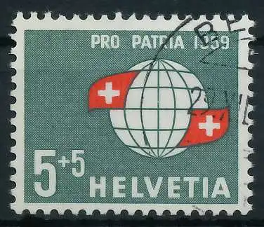 SCHWEIZ PRO PATRIA Nr 674 gestempelt 6AA7BA