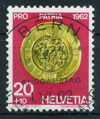 SCHWEIZ PRO PATRIA Nr 753 zentrisch gestempelt 6AA83E