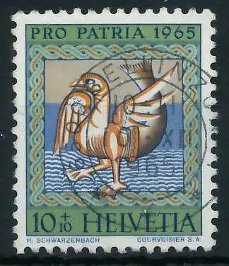 SCHWEIZ PRO PATRIA Nr 815 zentrisch gestempelt 6AA862