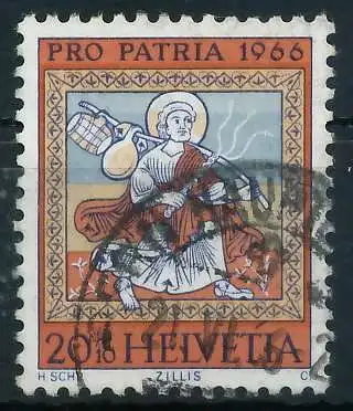 SCHWEIZ PRO PATRIA Nr 838 gestempelt 6AA87A