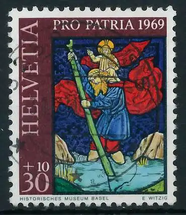 SCHWEIZ PRO PATRIA Nr 904 zentrisch gestempelt 6AA8B6