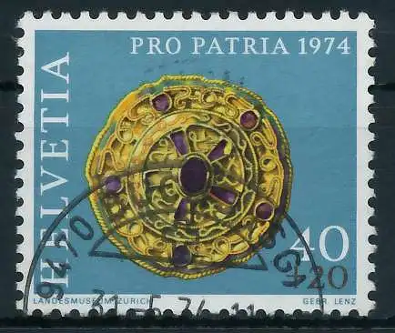 SCHWEIZ PRO PATRIA Nr 1033 gestempelt 6AA922