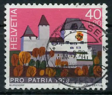 SCHWEIZ PRO PATRIA Nr 1131 zentrisch gestempelt 6AA956