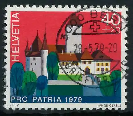 SCHWEIZ PRO PATRIA Nr 1157 zentrisch gestempelt 6AA95E