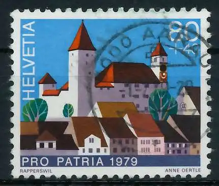 SCHWEIZ PRO PATRIA Nr 1159 zentrisch gestempelt 6AA966