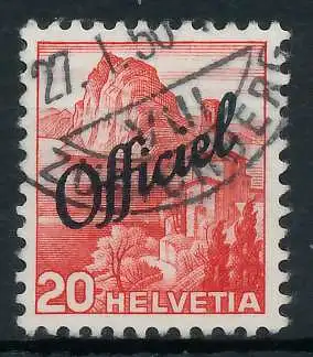 SCHWEIZ DIENST OFFICIEL AUFDRUCK Nr 50 gestempelt 6B617E