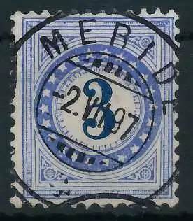 SCHWEIZ PORTOMARKEN 1878 Nr 3IIKa zentrisch gestempelt 6B61DE