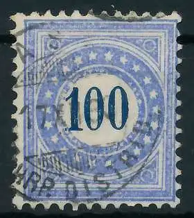 SCHWEIZ PORTOMARKEN 1878 Nr 8I Ka gestempelt 6B621E