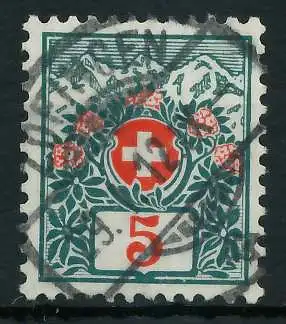 SCHWEIZ PORTOMARKEN 1910-1924 Nr 31 zentrisch gestempelt 6B622A