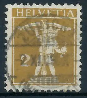 SCHWEIZ 1909 Nr 111I zentrisch gestempelt 6C2A26