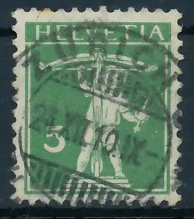 SCHWEIZ 1909 Nr 113II zentrisch gestempelt 6C2A4A