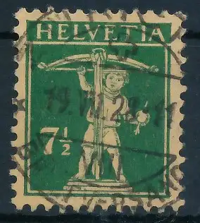 SCHWEIZ 1924 Nr 202 zentrisch gestempelt 6C2A62