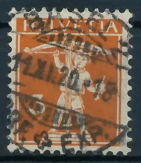 SCHWEIZ 1917 Nr 137 zentrisch gestempelt 6C2A4E