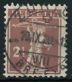 SCHWEIZ 1917 Nr 136 zentrisch gestempelt 6C2A8A