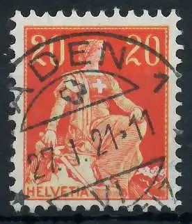 SCHWEIZ 1908 Nr 102 zentrisch gestempelt 6C2B2A