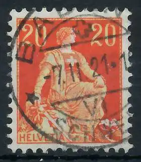 SCHWEIZ 1908 Nr 102 gestempelt 6C2B2E