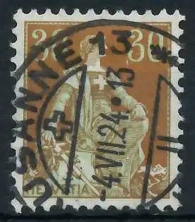 SCHWEIZ 1908 Nr 104 zentrisch gestempelt 6C2B3A