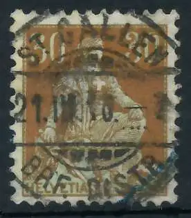 SCHWEIZ 1908 Nr 104 zentrisch gestempelt 6C2B36