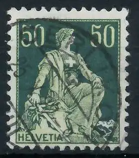 SCHWEIZ 1908 Nr 107x zentrisch gestempelt 6C2B6A