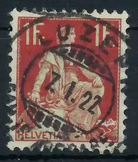 SCHWEIZ 1908 Nr 109x zentrisch gestempelt 6C2B82