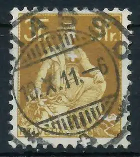 SCHWEIZ 1908 Nr 110 zentrisch gestempelt 6C2B86