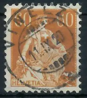 SCHWEIZ 1917 Nr 140x zentrisch gestempelt 6C2B92