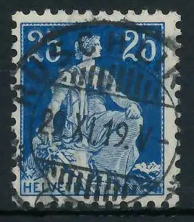 SCHWEIZ 1908 Nr 103 zentrisch gestempelt 6C2BDA