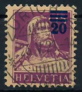 SCHWEIZ 1921 Nr 160b zentrisch gestempelt 6C2C92