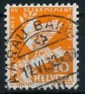 SCHWEIZ 1932 Nr 251 zentrisch gestempelt 6C2D0E