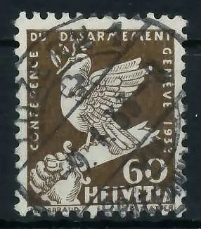 SCHWEIZ 1932 Nr 254 zentrisch gestempelt 6C2D12