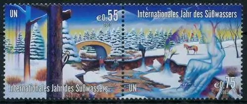 UNO WIEN 2003 Nr 393-394 postfrisch WAAGR PAAR 6C2DC6