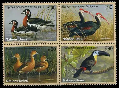 UNO GENF Nr 466-469 postfrisch VIERERBLOCK 6C2DE2