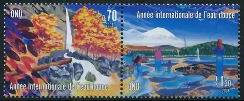 UNO GENF 2003 Nr 470-471 postfrisch WAAGR PAAR 6C2E02