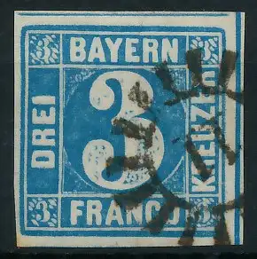 BAYERN MÜHLRADSTEMPEL AUF Nr 2II gMR _11 ZENTR- 6DDEEE