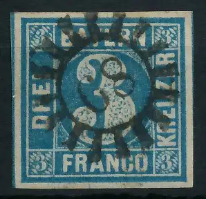 BAYERN MÜHLRADSTEMPEL AUF Nr 2II gMR _89 ZENTR- 6DE0FE